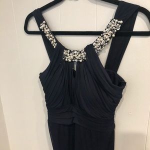 City Triangles Navy Blue long dress.